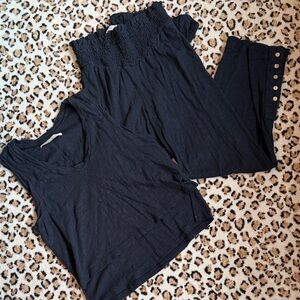 Elegant Black Sleeveless Tank Top